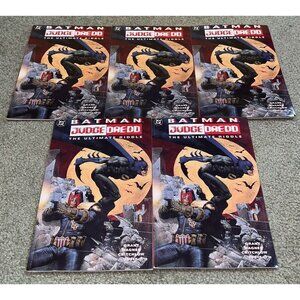 5 Batman/Judge Dredd: The Ultimate Riddle (1995, DC) High Grade Comic Book Lot!!